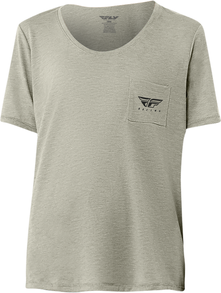 Fly Racing Women'S Fly Chill Tee Stone Lg 356-0031L