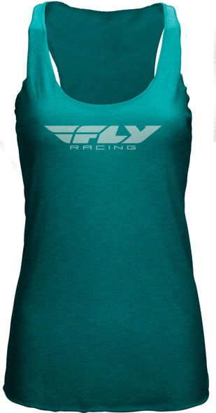 Fly Racing Women'S Fly Corporate Tank Teal 2X 356-61522X