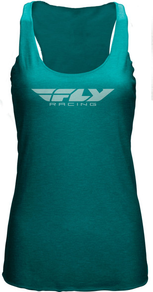 Fly Racing Women'S Fly Corporate Tank Teal Sm 356-6152S