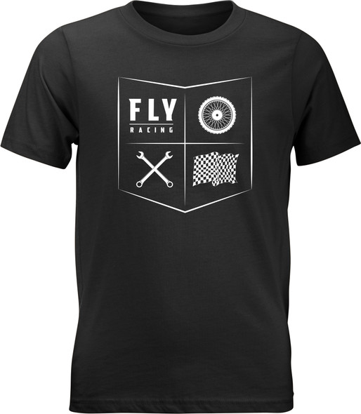 Fly Racing Youth Fly All Things Moto Tee Black Ym 352-1210Ym