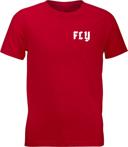 Fly Racing Youth Fly Moto Mind Tee Red Ys 352-0432Ys