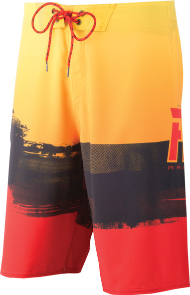 Fly Racing Fly Paint Slinger Boardshorts Red/Yellow Sz 32 353-19432