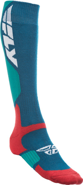 Fly Racing Fly Mx Pro Socks Thick Red/Blue Lg/Xl 350-0401L