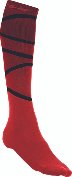 Fly Racing Fly Mx Socks Thick Red/Black Youth 350-0422Y