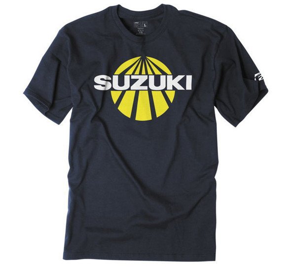 Factory Effex Suzuki Sun T- Shirt / Navy (M) 19-87402