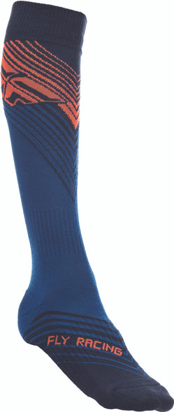 Fly Racing Fly Mx Socks Thin Orange/Blue/Black Sm 350-0431S