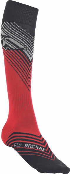 Fly Racing Fly Mx Socks Thin Red/Black Sm/Md 350-0432S