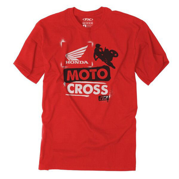 Factory Effex Honda Paint Youth T-Shirt / Red (L) 21-83334