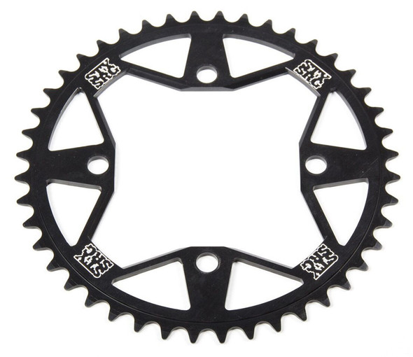 Staystrong 7075 Alloy 4-Bolt Chainring Black 42T U-Ss6216