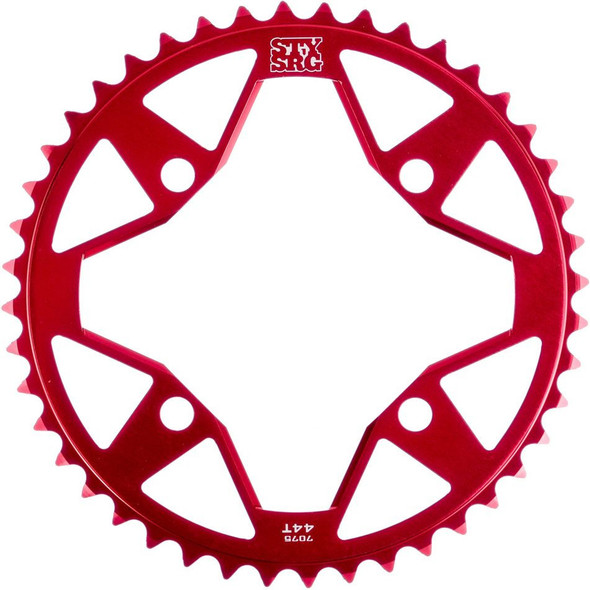 Staystrong 7075 Alloy 4-Bolt Chainring Red 42T U-Ss6218