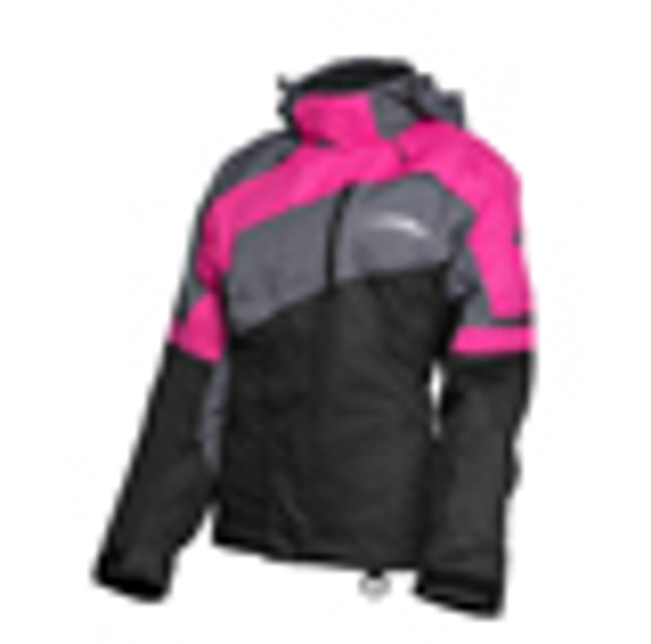 Katahdin Gear Recon Jacket Womens Black/Grey/Pink - Large 84410104