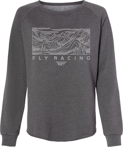 Fly Racing Women'S Fly Trail Sweatshirt Charcoal Sm 358-0151S