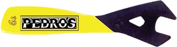 Pedros Cone Wrench W/Yellow Cushion Handle 19Mm 6461019