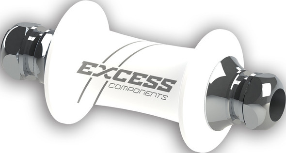 Excess Front Hub White 20Mm/36H Exhup20Whwh