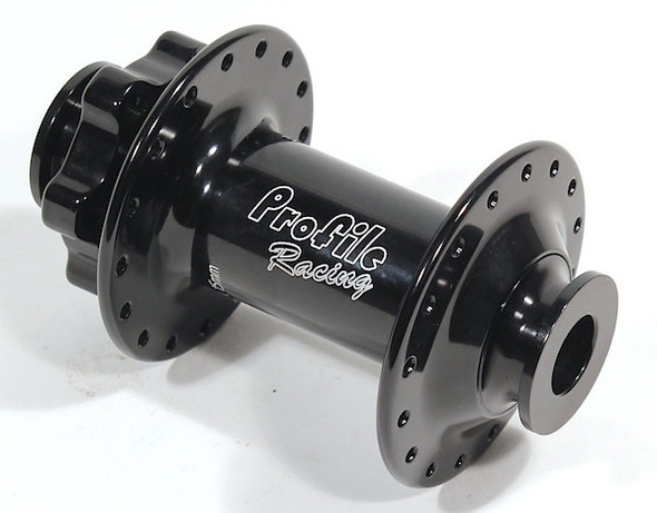 Profile Pro Elite Boost Front Hub Black 110Mm X 32H 15Mm Thru Eltmfhbstblk32H