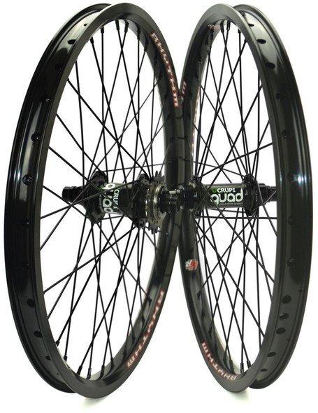 Crupi Rhythm Pro 20X1.75 Wheel Black Quad Hub W/ 16 Cog 38041