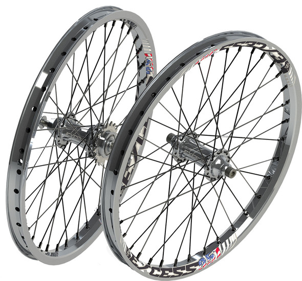 Excess 351 Expert 1.5 Wheel Set Polished 20X1.5" Exwh0150Plpl
