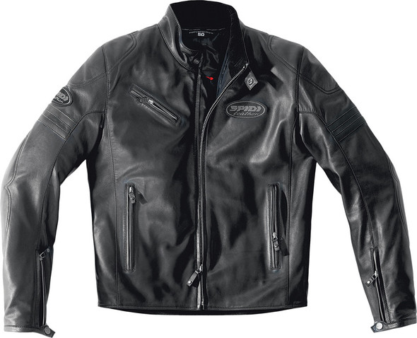Spidi Ace Leather Jacket Black E56/Us46 P131-026-56