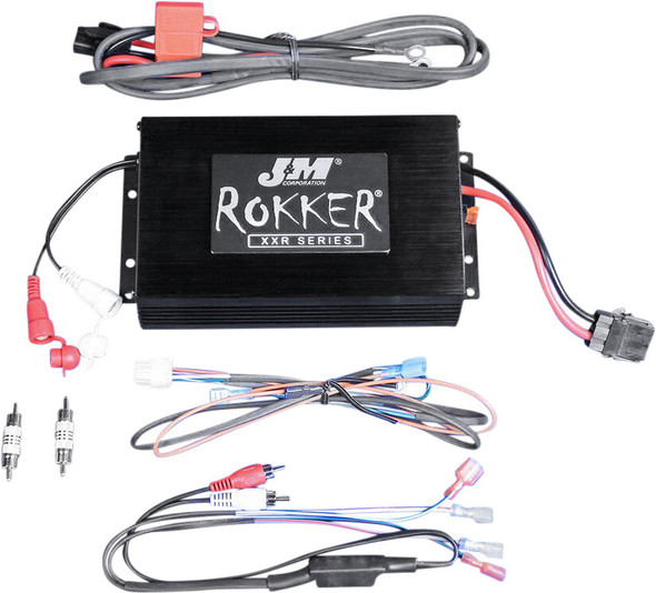 J&M Rokker 400W 2-Ch Amp Kit 98-13 Harley Universal Jamp-400H-Unv