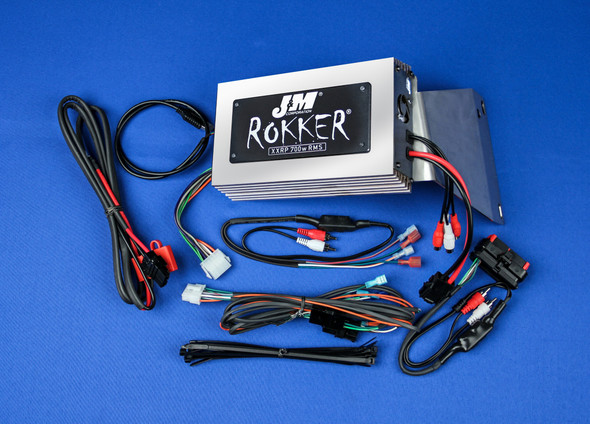 J&M Rokker P700W 4-Ch Amp Kit 06-13 Roadglide Cus Jamp-700Hr06-Rcp