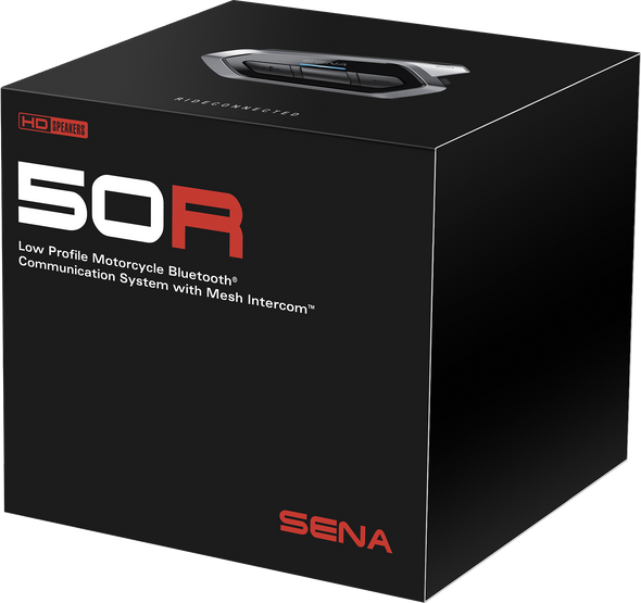 Sena 50R Hd Bluetooth Comm System With Mesh Intercom Single 50R-02