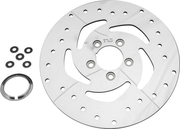 Harddrive Super Flow Front Brake Rotor 11.5" Mirror Polished 144673