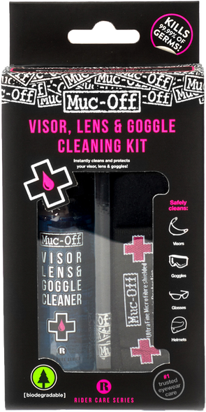 Muc-Off Visor/Lens/Google Cleaning Kit 202