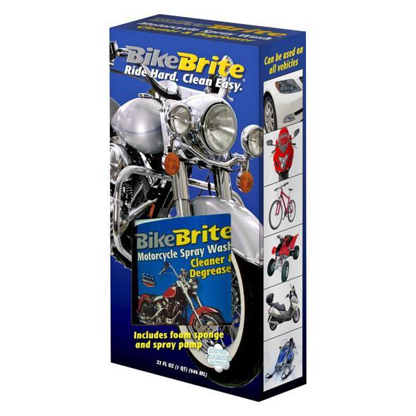 Bike Brite Motorcycle Spray Wash Kit 32Oz Mc44K