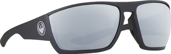 Dragon Cutback Sunglasses Matte Black H2O W/Silver Ion Polar Lens 351436816006