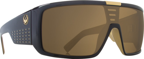 Dragon Domo Sunglasses Jet Gold W/Bro Nze Lens 720-1897