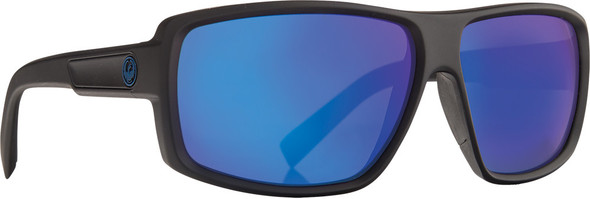 Dragon Double Dos Sunglasses Matte Black W/Blue Ion Lens 720-2237