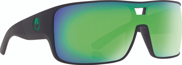 Dragon Hex Sunglasses Matte Black W/Green Ion Lens 293977415045