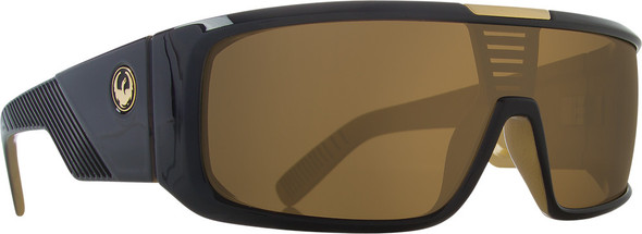 Dragon Orbit Sunglasses Jet Gold W/Gold Lens 720-2043