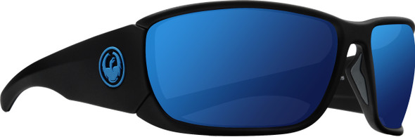 Dragon Tow In Sunglasses Matte Black H2O W/Blue Ion Polar Lens 351626615007