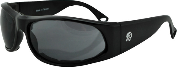 Zan California Sunglass Black Clear Lens Foam Padded Ezca001C