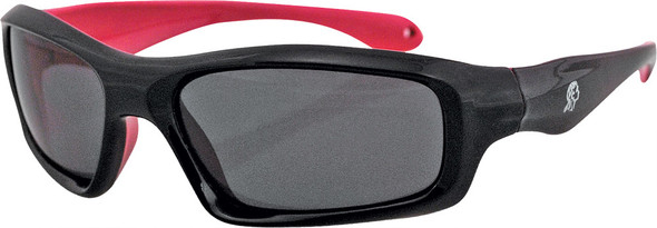 Zan Seattle Sunglasses Black/Pink Frame W/Smoked Lens Ezse002