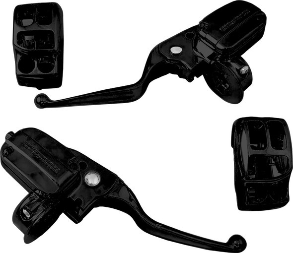 Harddrive Handlebar Control Kit Blk Cable Clutch `08-16 Flh 53601