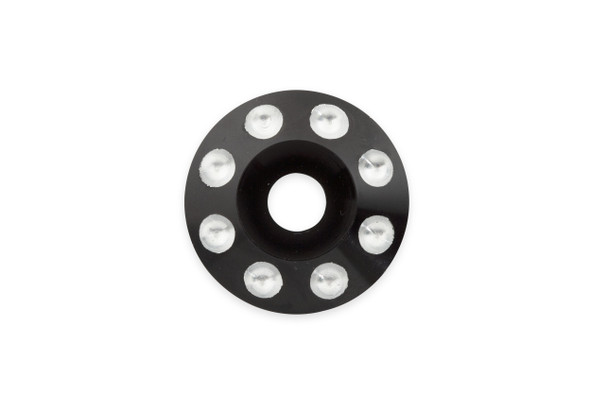 Baggernation Yaxle W/Domino Caps Black `08-Up Flh/T 25Mm Yaxle-08-Dm-B