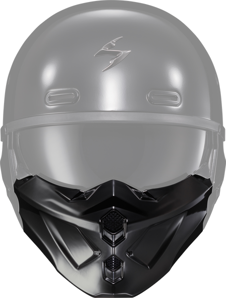 Scorpion Exo Covert X Face Mask Ray 'X' Gloss Black 52-730-13