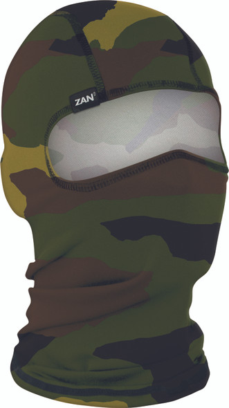 Zan Balaclava Polyester Woodland Camo Wbp118