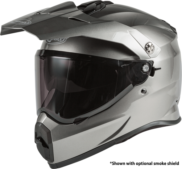 Gmax At-21 Adventure Helmet Titanium Md G1210475