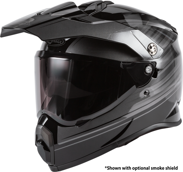 Gmax At-21 Adventure Raley Helmet Black/Grey 2X G1211028