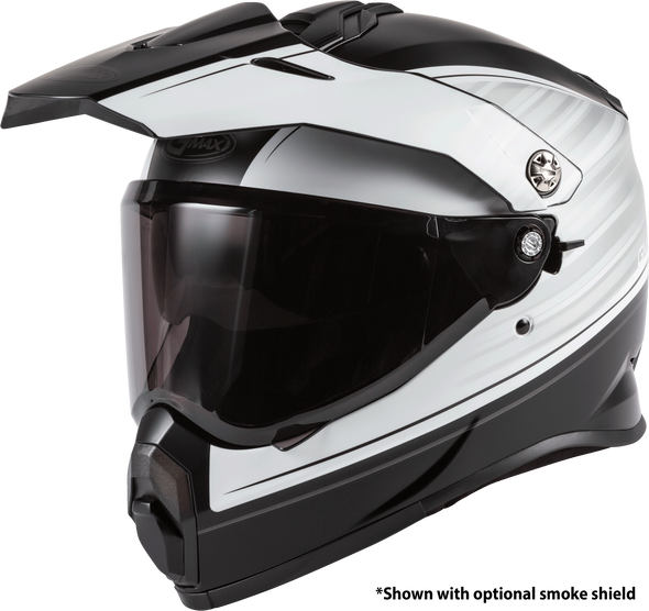 Gmax At-21 Adventure Raley Helmet Matte Black/White 2X G1211078