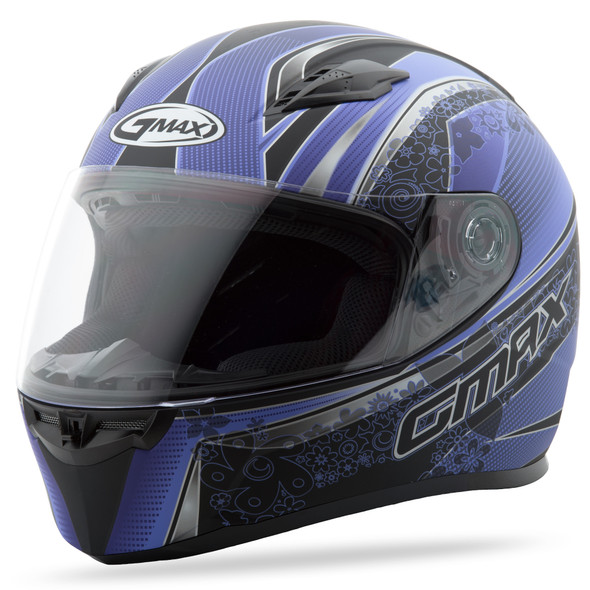 Gmax Ff-49 Full-Face Elegance Helmet Matte Black/Purple Xs G7492593 Tc-22F