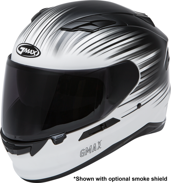 Gmax Ff-98 Full-Face Reliance Helmet Matte White/Black 2X F1982208-Ece