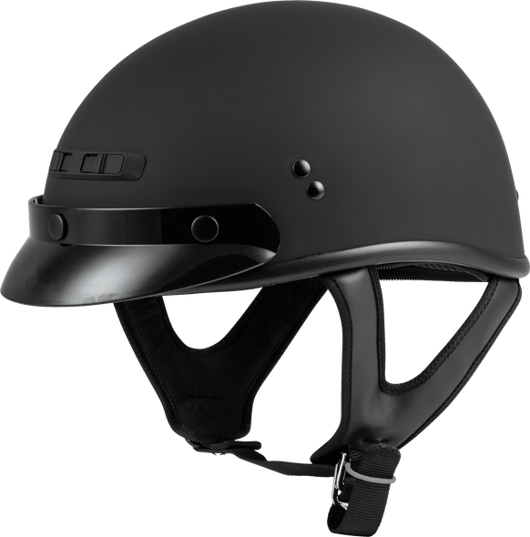 Gmax Gm-35 Half Helmet Full Dressed Matte Black Xl G1235077