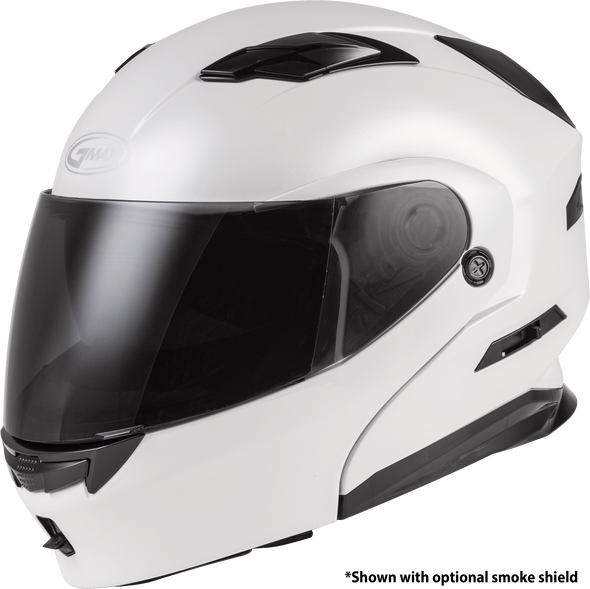 Gmax Md-01 Modular Helmet Pearl White Lg G1010086-Ece