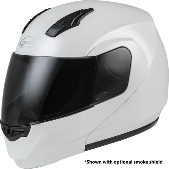 Gmax Md-04 Modular Helmet Pearl White Lg G104086