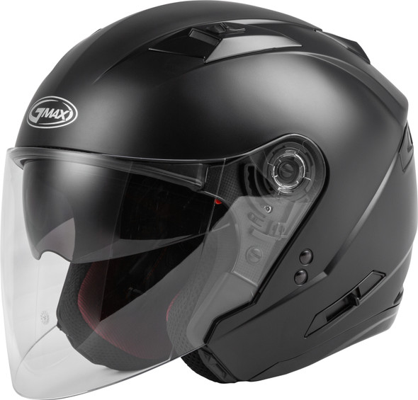 Gmax Of-77 Open-Face Helmet Matte Black Lg O1770076