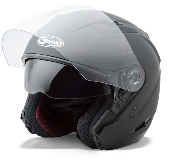 Gmax Of-77 Open-Face Helmet Matte Black Md G3770075